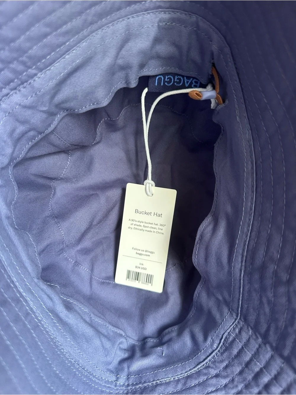 Baggu bucket hat in INK